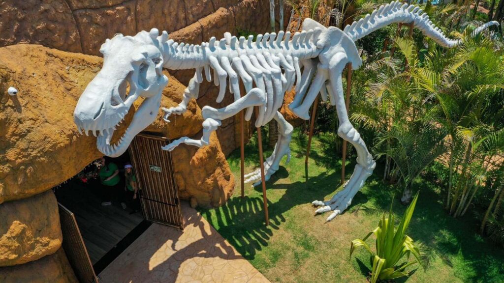 Vale dos Dinossauros Olímpia Entrada Fóssil